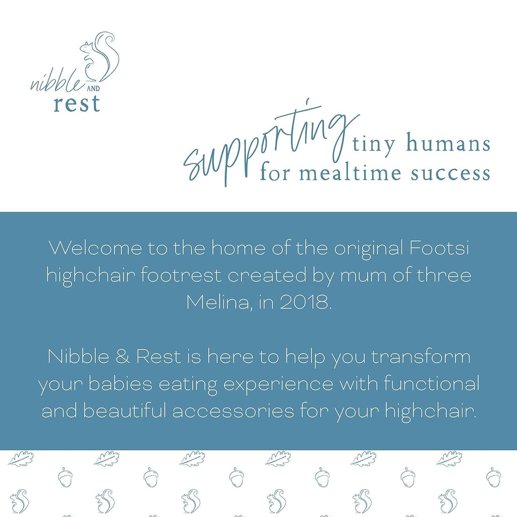 Nibble and Rest Baby's First Foods Tracker - Dry Erase Fridge Magnet & Activity Poster | 25x35cm