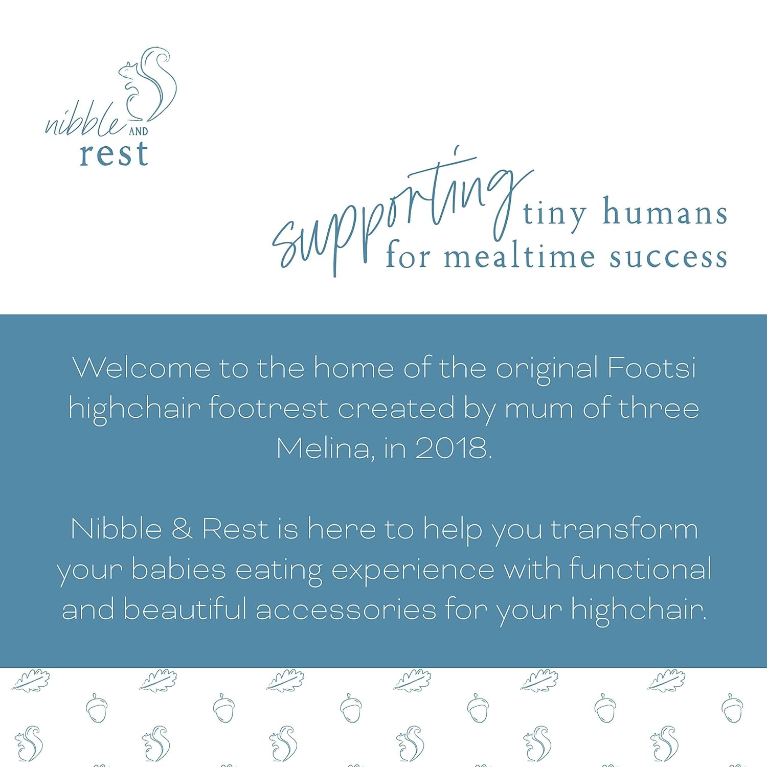 Nibble and Rest Baby's First Foods Tracker - Dry Erase Fridge Magnet & Activity Poster | 25x35cm
