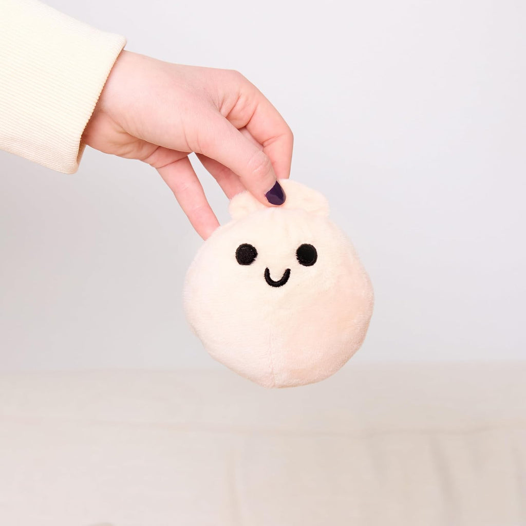 WHAT DO YOU MEME? Emotional Support Dumplings | Cuddly Plush Toy Set with 5 Dumplings & Basket for Mom
