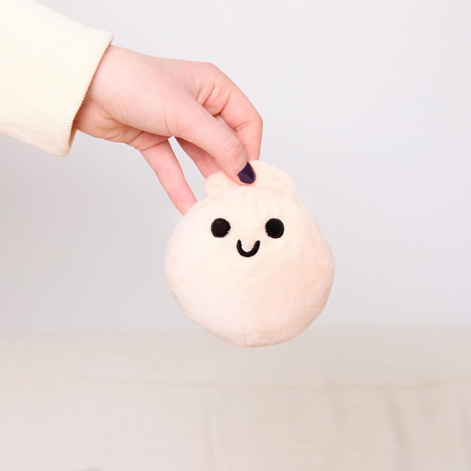 WHAT DO YOU MEME? Emotional Support Dumplings | Cuddly Plush Toy Set with 5 Dumplings & Basket for Mom