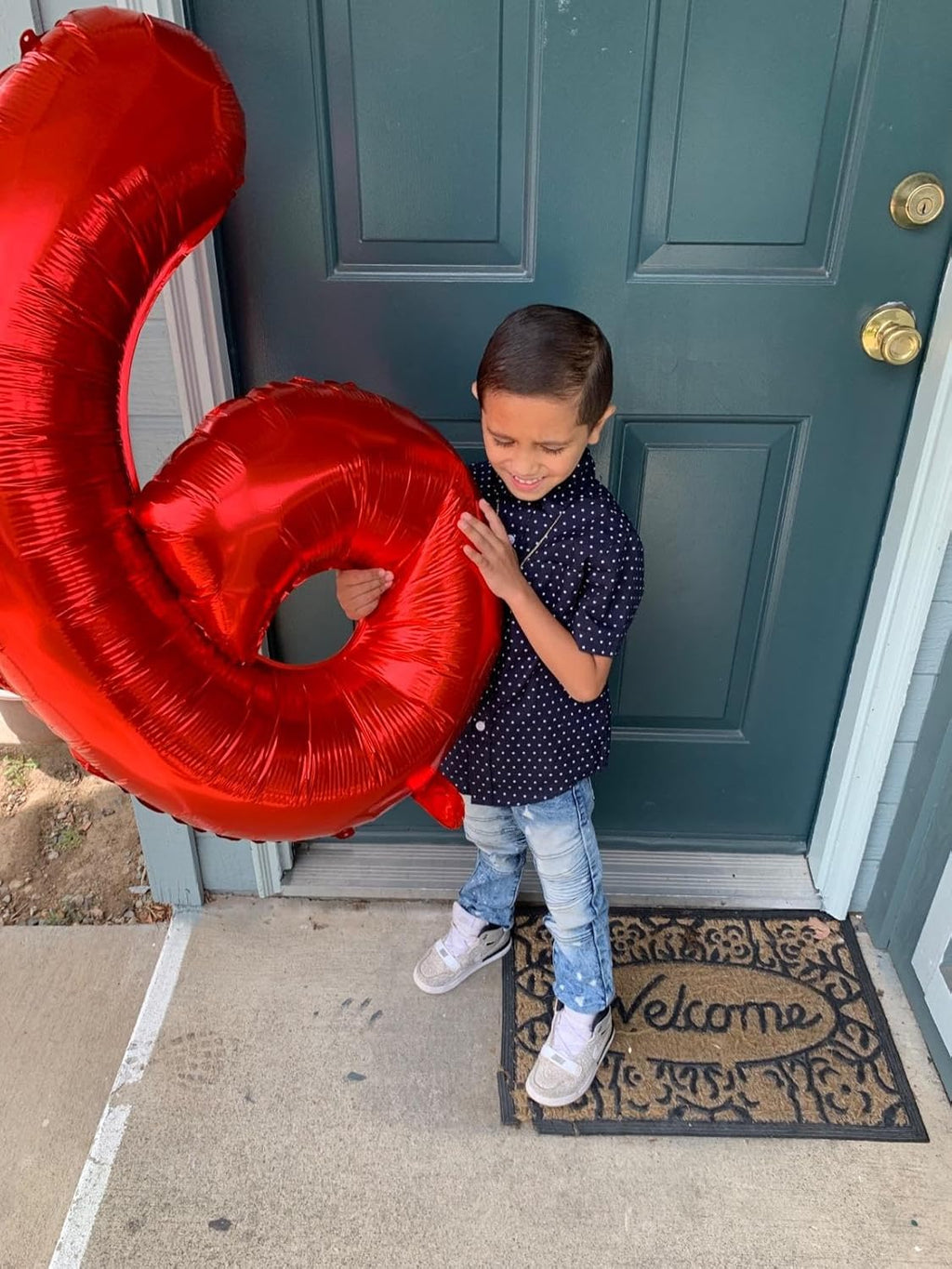 Number 6 Balloon - 40 Inch Red Birthday Decoration for Men & Women | Perfect for 6th Birthday Celebrations
