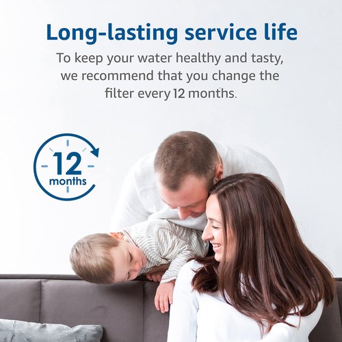 Waterdrop RC 3 EZ-Change Advanced Water Filter Replacement, Replacement for Culligan® RC-EZ-3, IC-EZ-3, US-EZ-3, RC-EZ-1, Brita® USF-201, USF-202, DuPont®, 2K Gallons (Pack of 2)