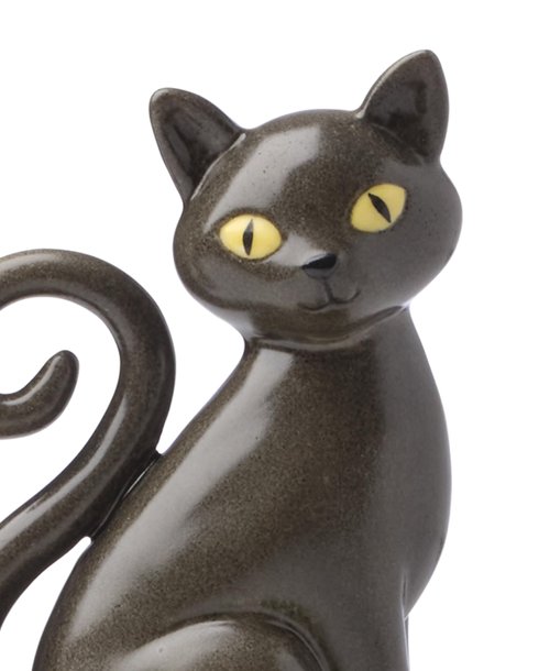 Lenox Haunted Halloween Covered Candy Jar, Porcelain Jar with Lid, 26oz Storage, Black Cat on Pumpkin, Jar for Sweets, Pumpkin Decor, Halloween Kitchen Decor, Halloween Cookie Jar, 5x7.25 inches