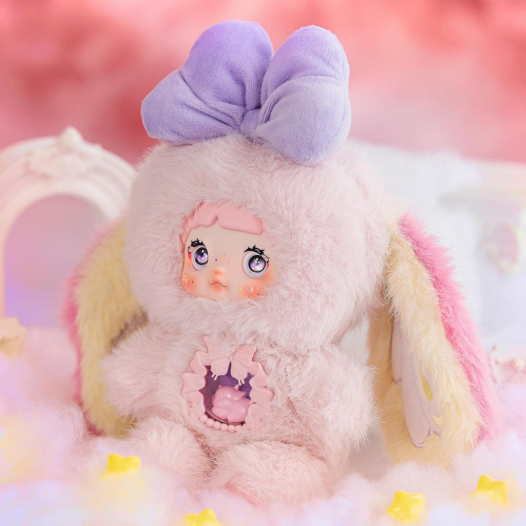 POP JOY Nommi Plush Blind Box - Adorable Mystery Stuffed Toys with 3 Expressions for Kids 3+
