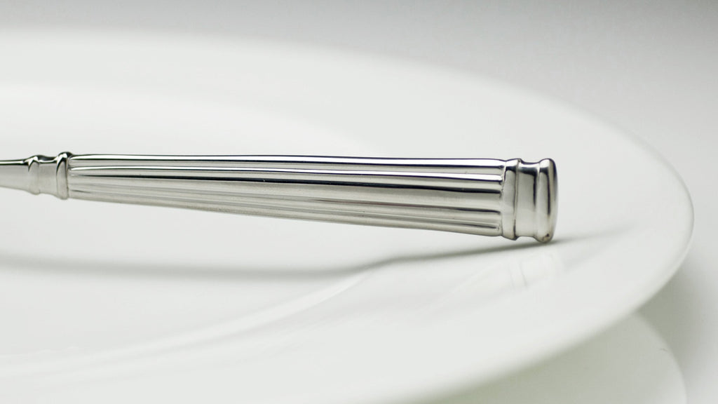Fortessa Doria 18/10 Stainless Steel Flatware Salad/Dessert Fork, Set of 12