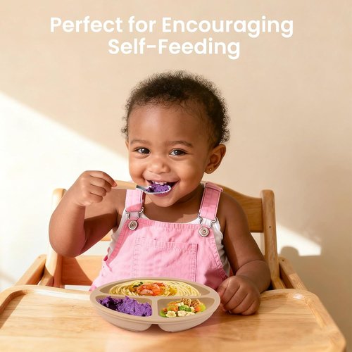 Eascrozn Toddler Utensils Set - 6 Pack Kids Forks and Spoons with Silicone Handles | Safe 18/8 Stainless Steel, BPA Free