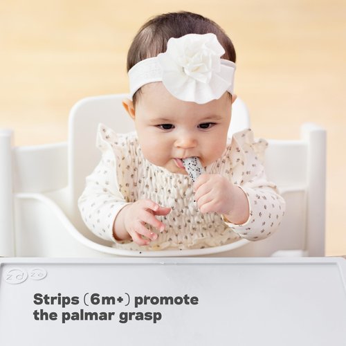 ezpz Baby-Led Weaning Food Cutters (2 pack in Sage) - 6 / 9 Months + - Food Prep for Infants