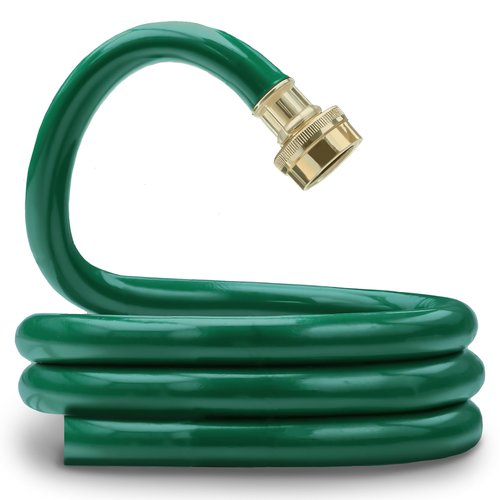 TT FLEX Burst-Proof Dehumidifier Drain Hose – 5 FT Green Rubber, 3/4" FHT, Heavy Duty, Flexible, Leak-Resistant for Efficient Water Drainage,CUPC and NSF-61 Certificated