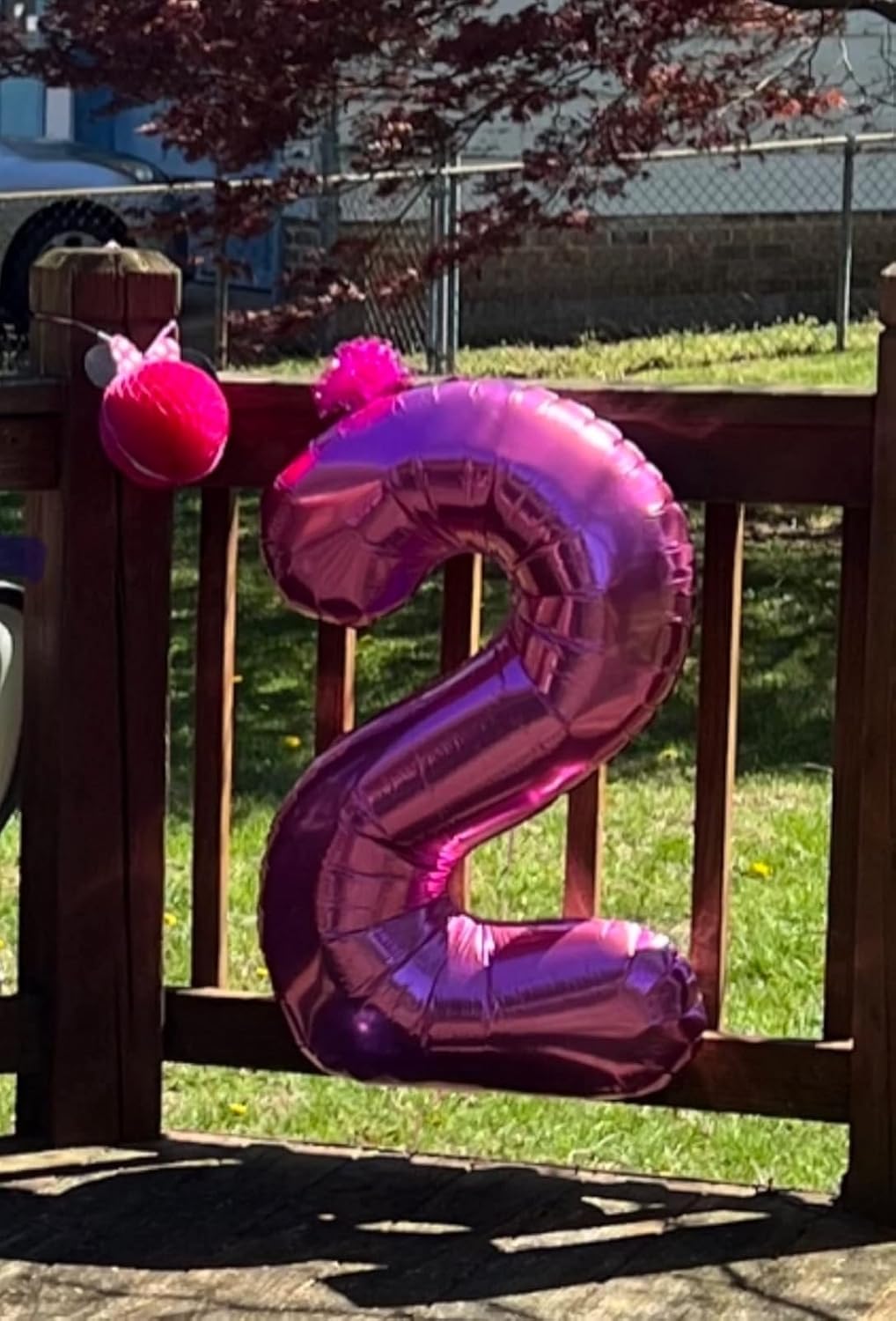 Number 0 Balloons - 40 Inch Rose Purple Birthday Decorations for Milestone Events & Baby Showers