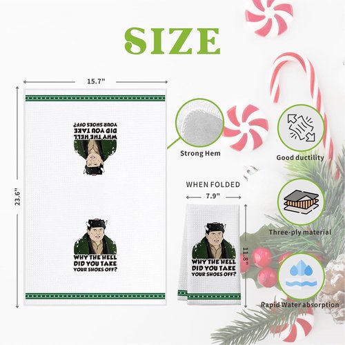 Home Alone | Funny Christmas Kitchen Towels - 2 Pack Holiday Dish Towels for Decor & Gifts