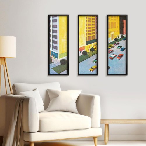 LaVie Home 8x24 Picture Frame - Classic Black Panoramic Display | HD Plexiglass, Vertical & Horizontal Use