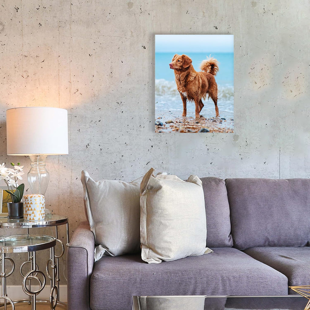 WEGA Custom Canvas Prints - Personalized Wall Art with Your Photos | 8'' W X 10'' H Framed for Home Decor