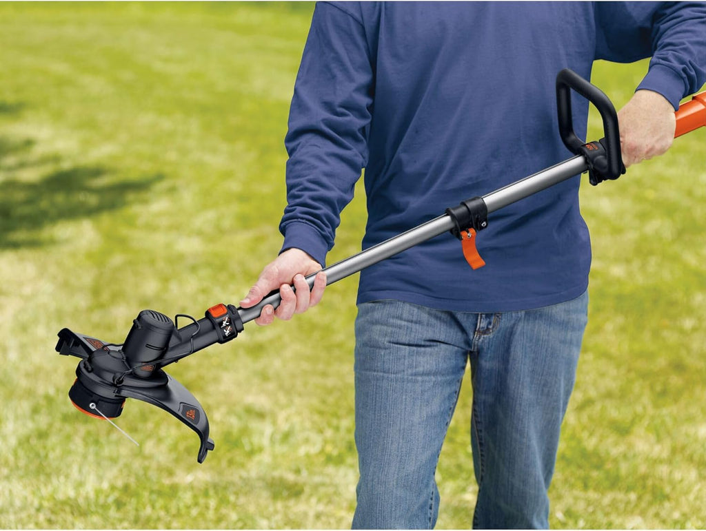 BLACK+DECKER 40V MAX Cordless String Trimmer & Edger - Adjustable Telescoping Pole, Includes Battery & Charger