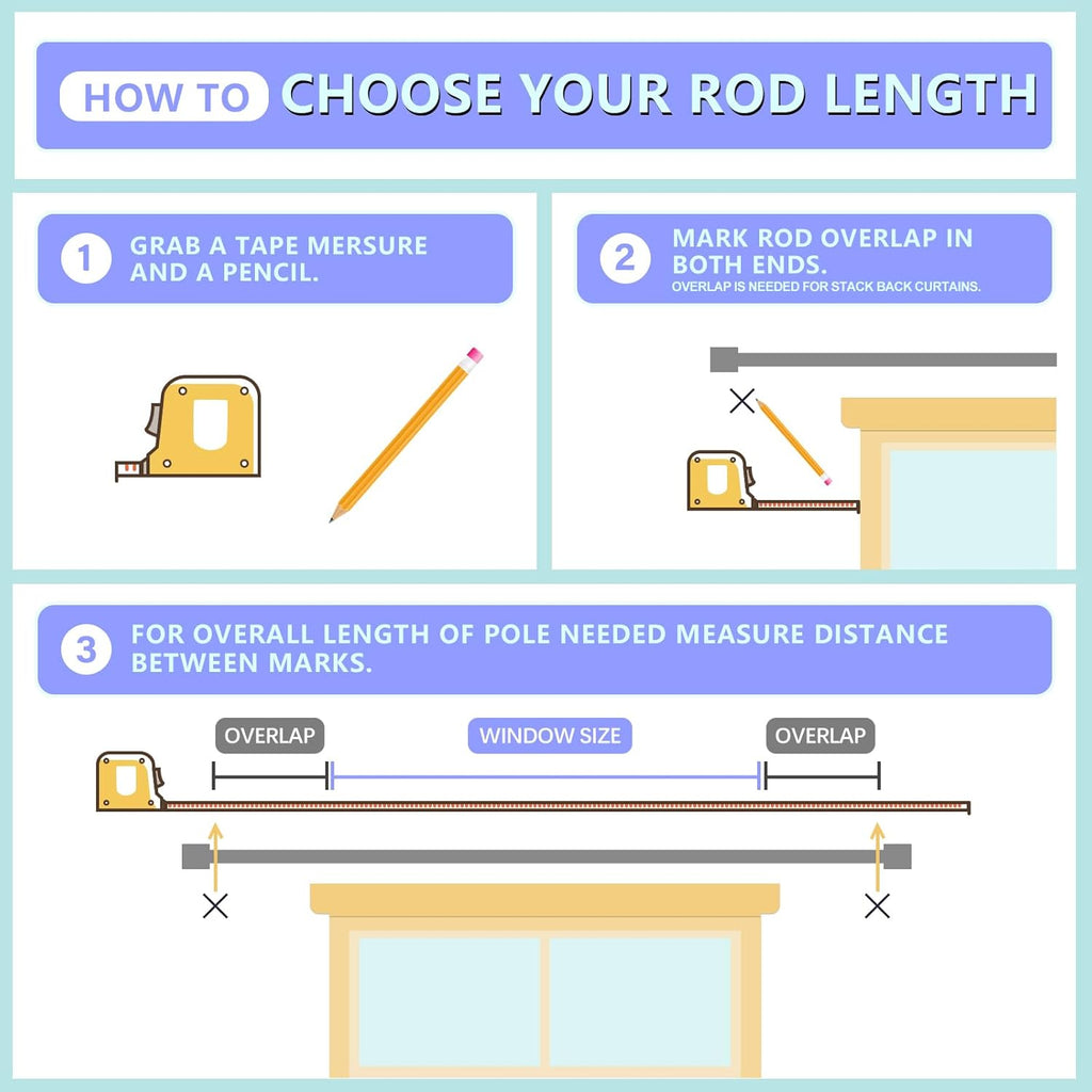 Byondeth Adjustable Curtain Rods | 16 to 60 Inches | 1-Inch Diameter | Elegant Flash Gold Finish