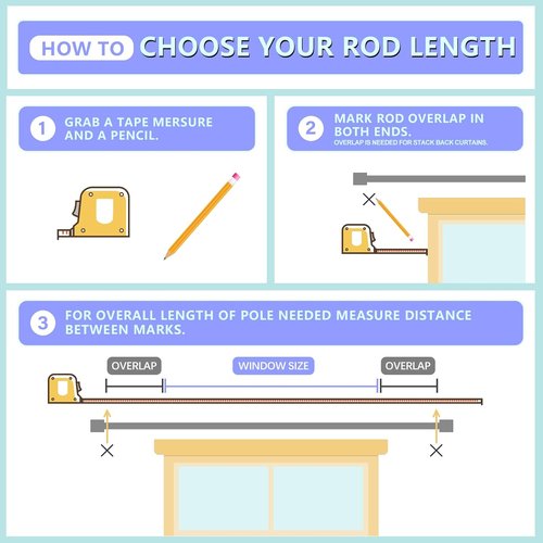 Byondeth Adjustable Curtain Rods - 16 to 200 Inches, 1 Inch Diameter, Flash Gold Aluminum Finials
