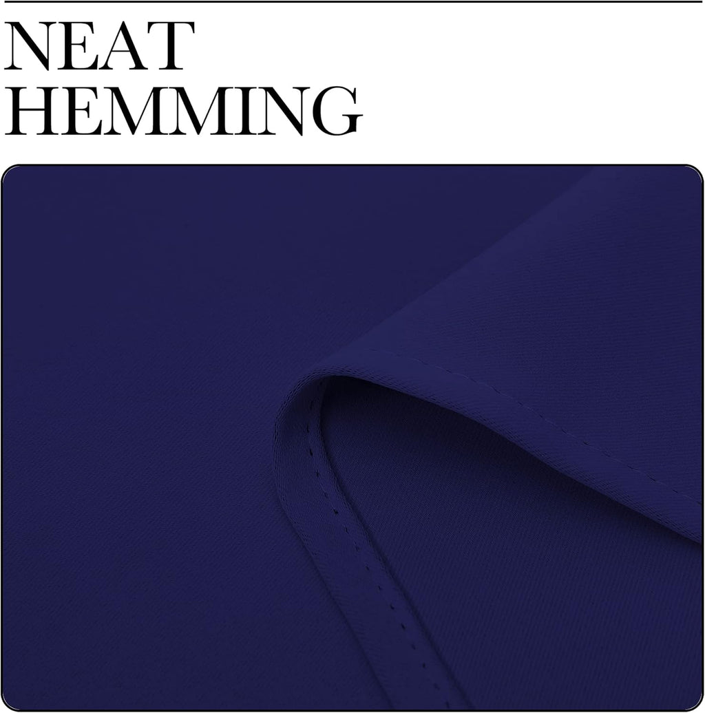 NICETOWN Blackout Curtains - All Season Thermal Insulated Grommet Drapes for Kids' Room | Royal Blue, 55 x 68 Inches