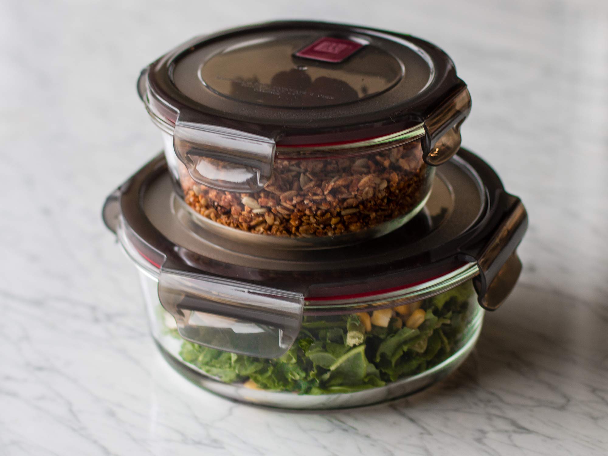 ZWILLING Gusto 0.6-Qt Round Food Storage Container, 600ml, Glass