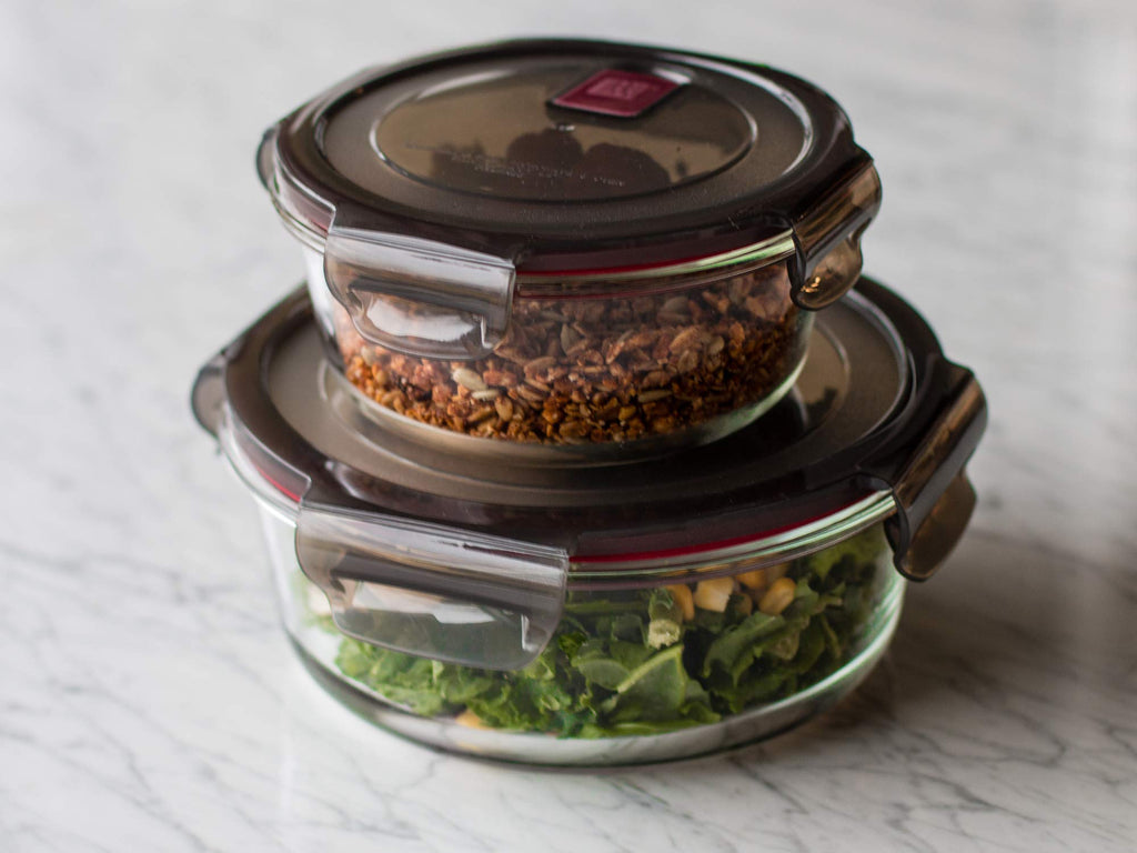 ZWILLING Gusto 1.37-Qt. Round Food Storage Container, 1300ml, Glass