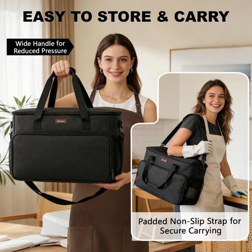 Steam Cleaner Storage Bag Compatible with Dupray Neat & Neat Plus Steam Cleaners, Dupray steam Cleaner Accessories, Portable Carrying Case with Large Capacity&Pockets, Home/Outdoor Organizer, Bag Only