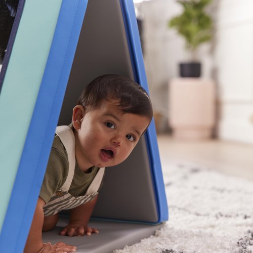 ECR4Kids SoftZone Folding Floor Mirror, Sensory Toy, Contemporary