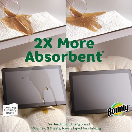 Bounty Select-A-Size Paper Towels - Versatile & Absorbent - 9.49" x 19.02" - White