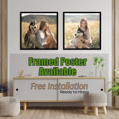 Framed Canvas Prints - Personalized Photo Wall Art | Custom Paper Poster Available