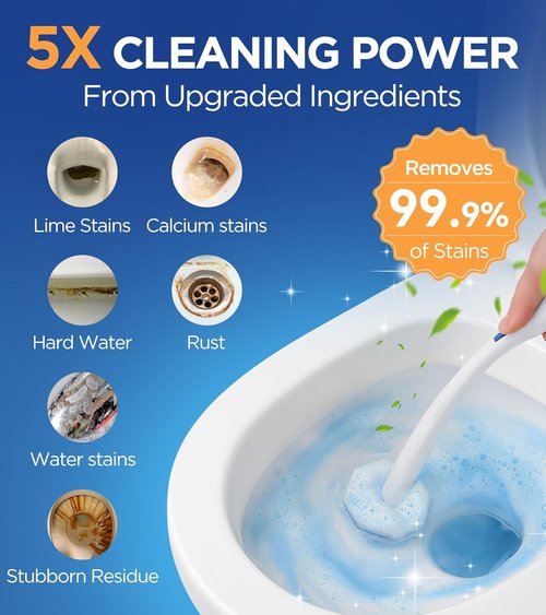 Clorox Toilet Wand Refills - 36 Count High-Density Disposable Cleaners | 5X Cleaning Power & Fresh Fragrance