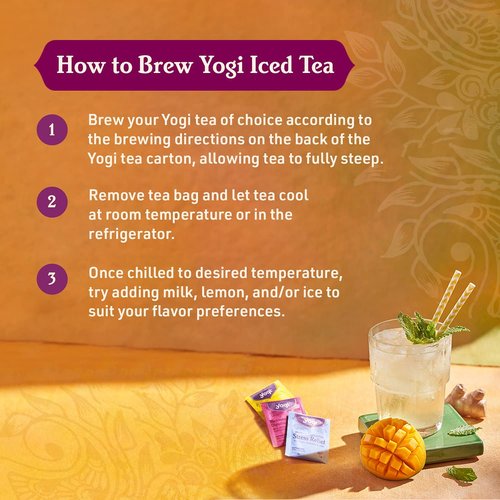 Yogi Tea Spicy Hibiscus Blossom Positive Energy Tea - 16 Tea Bags per Pack (6 Packs) - Organic Herbal Tea to Support Energy - Includes Black Tea Leaf, Hibiscus Flower, Cinnamon Bark & More