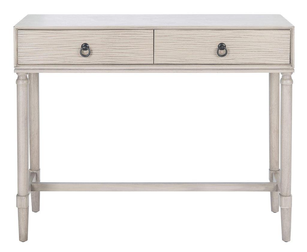 Safavieh Home Collection Aliyah Greige 2-Drawer Console Table