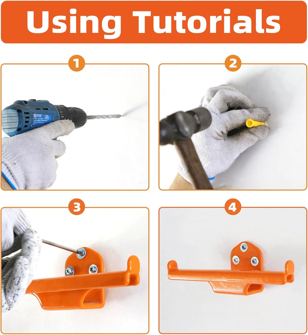 Backpack Leaf Blower Hanger - Heavy-Duty Wall Mount for Sprayers & Chainsaws | Garage Organization