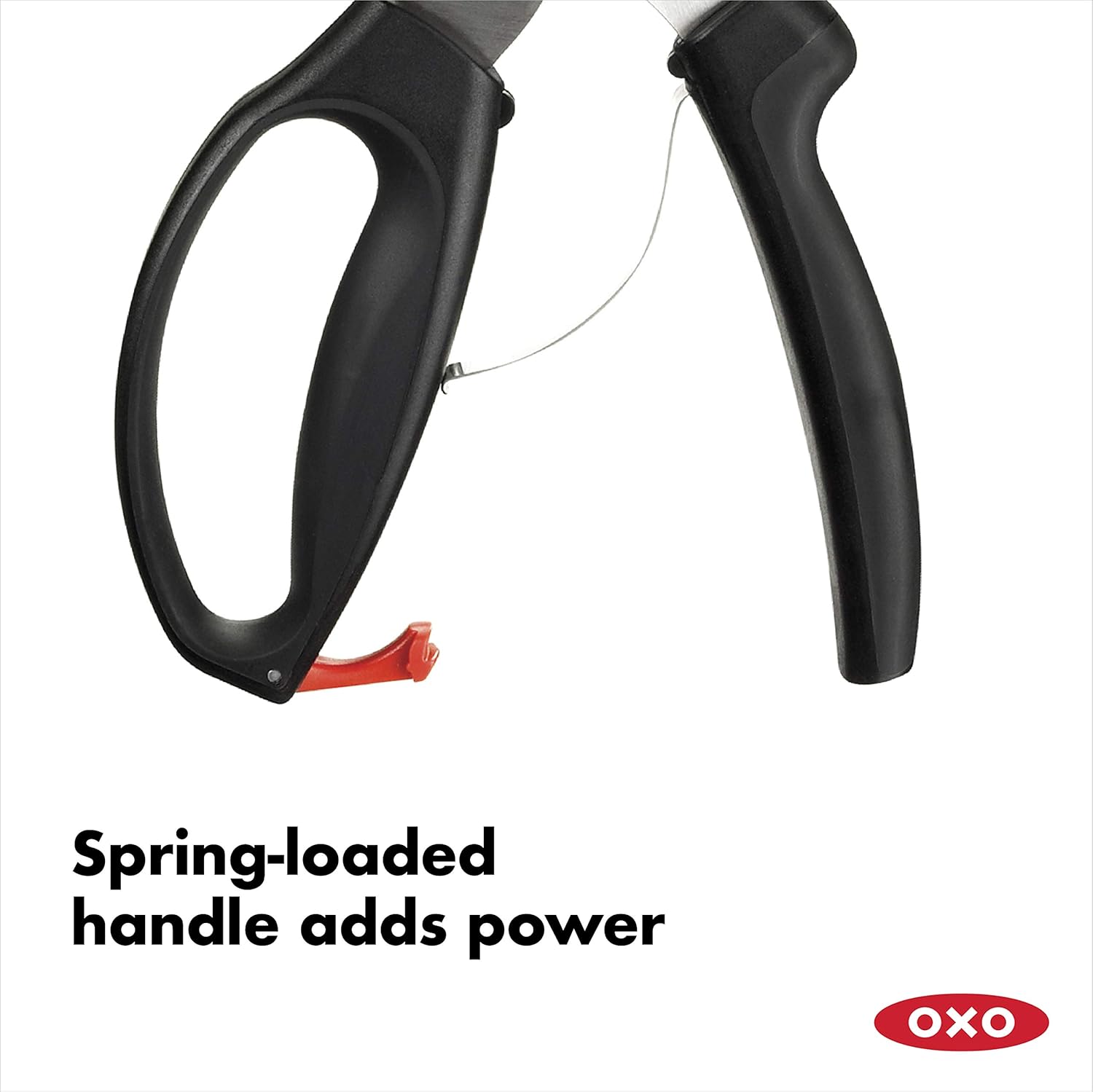 OXO Good Grips Poultry Shears - Spring-Loaded Design for Effortless Cutting | Black Finish