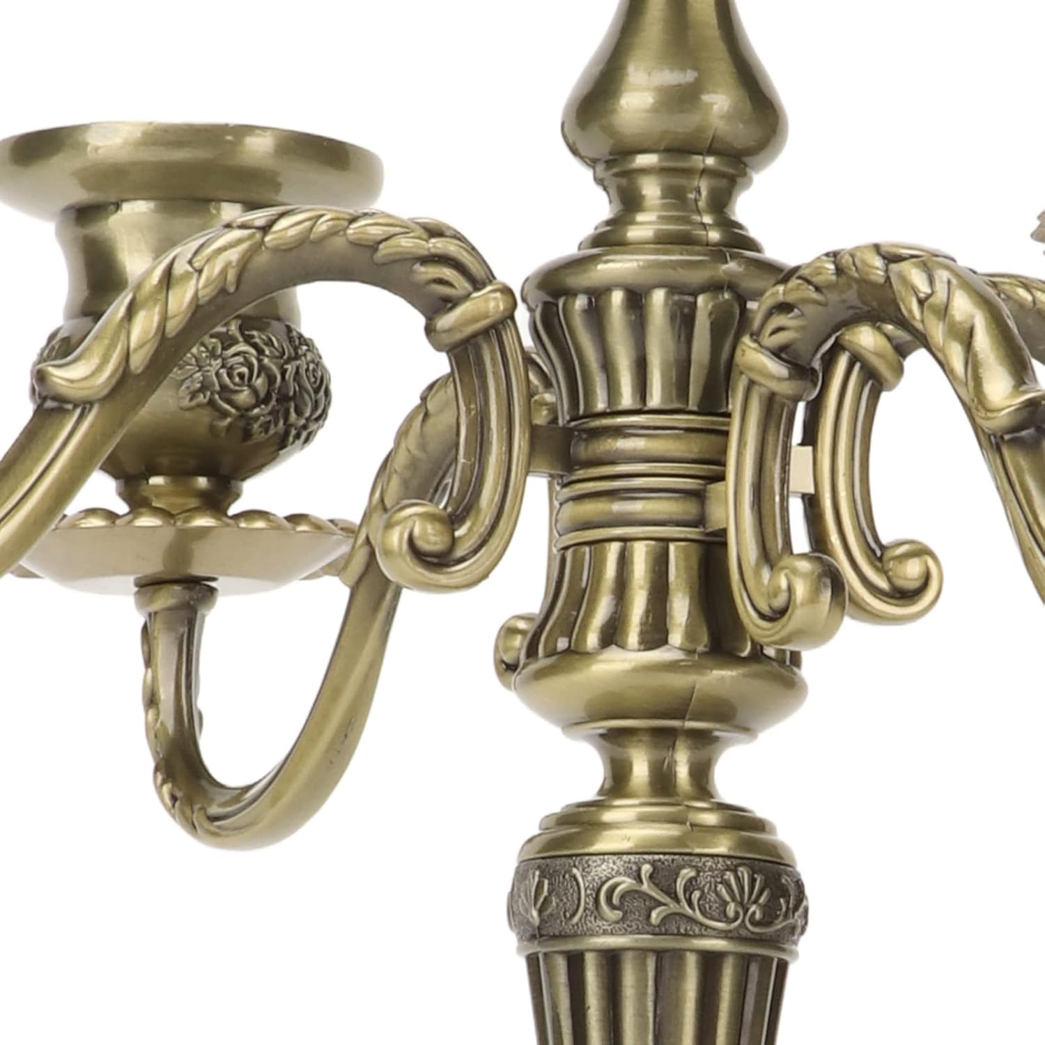 Vintage 5 Arms Tall Candelabra by [Brand Name] - Scratch Resistant & Wearproof for Weddings & Parties
