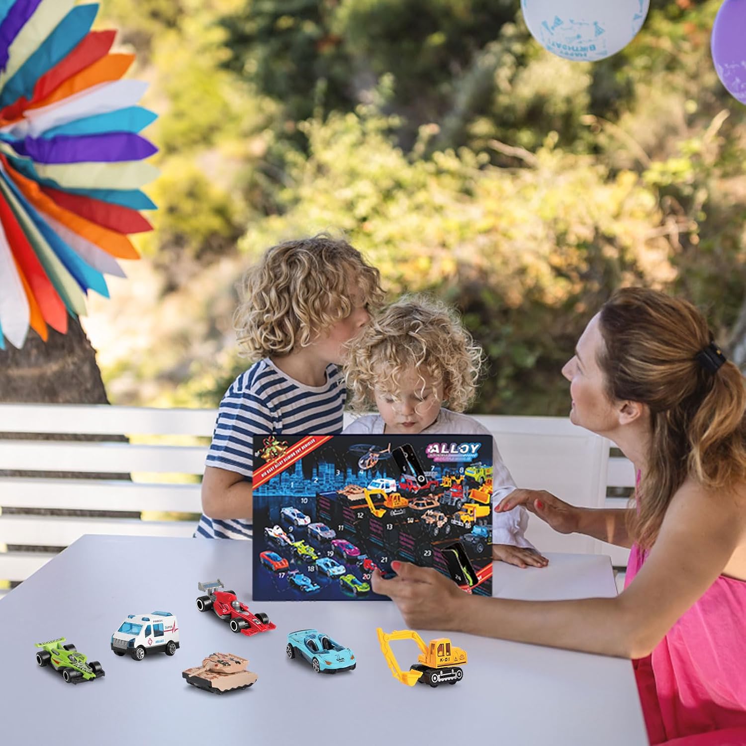 Play Vehicles Advent Calendar by [Brand Name] - 24 Days of Surprises for Boys | Christmas Countdown Toy Set