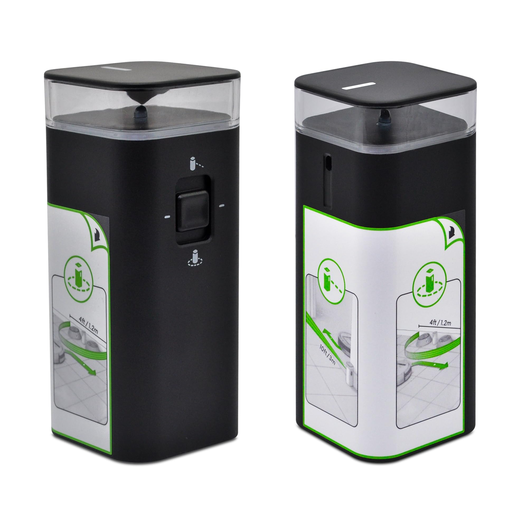 TZRONG 2-Pack Dual Mode for Virtual Wall Barrier Light House for iRobot Roomba 600 800 900 I/S/E Series e5 e6 i1 i1+ i3 i3+ i4 i6 i7 i8, All Plus Versions S9,5150,7550, e5120 e5152 Part Number 4636429