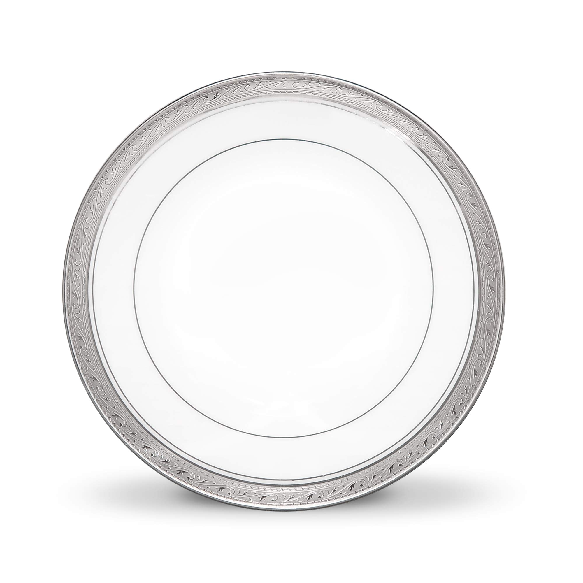 Noritake Crestwood Platinum Set of 4 Soup Bowls, 7.5", 12 oz.