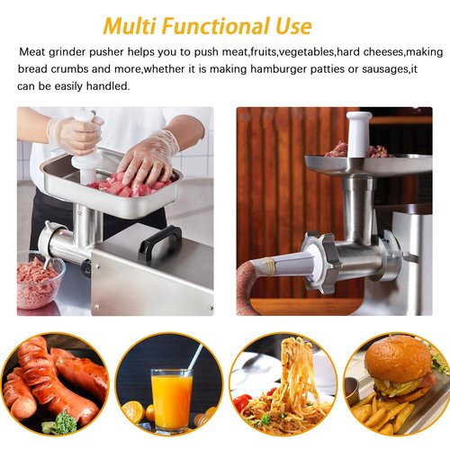 Meat Grinder Plunger for Kitchenaid, Lem and other brands,Universal Meat Grinder Food Grinder Pusher Tool(1 Pcs)