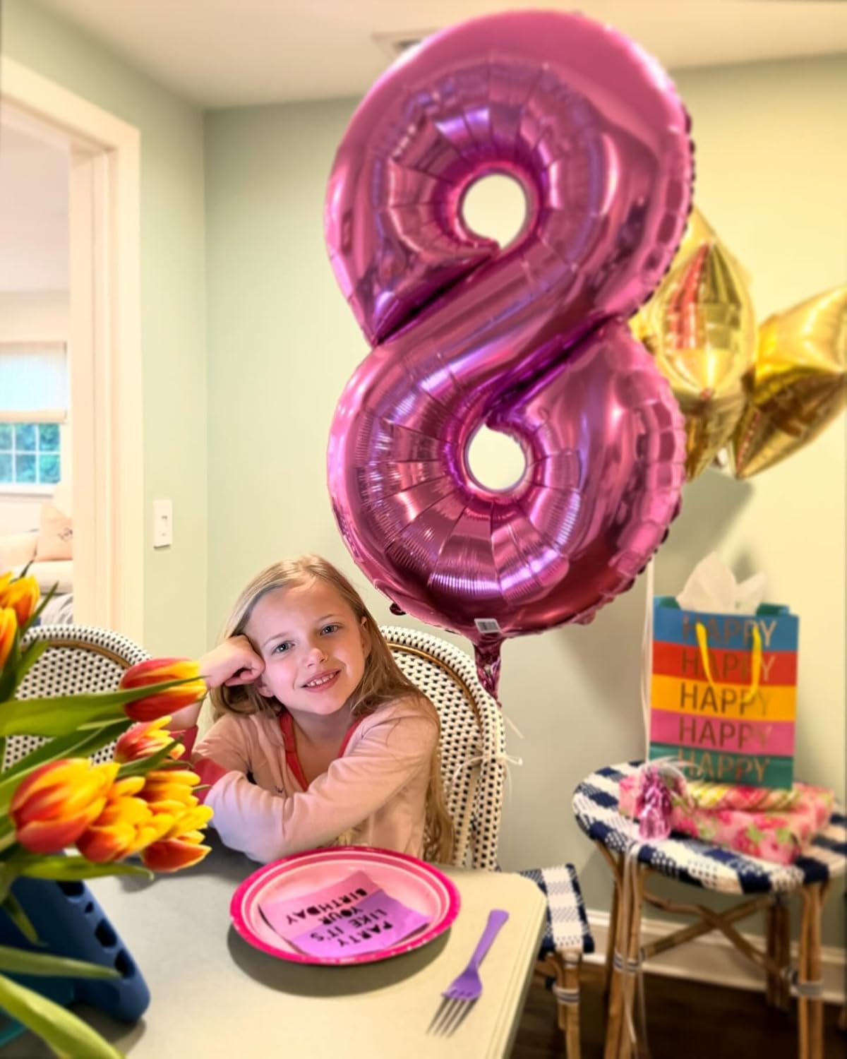 Pink Number Balloon - 40 Inch 0 Balloon for Birthday Celebrations | Perfect Party Supplies for Women