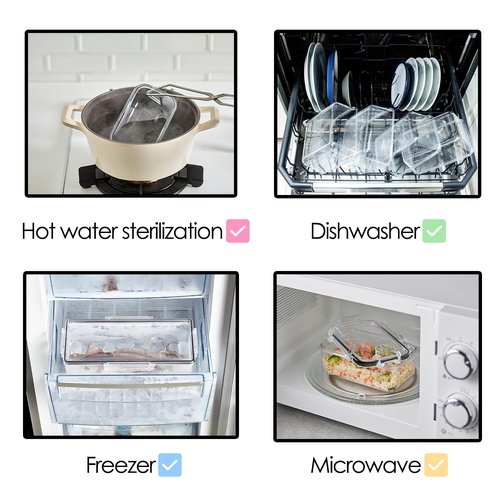 gotman Airtight Food Storage Container with Lid (111.6 oz,With Removable Drain Tray)-BPA-Free | Dishwasher, Microwave & Freezer Safe | Leak-Proof Lids | Kimchi Storage Container | Fresher Food