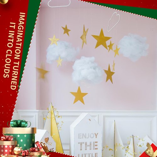 Fluffy Fake Snow by [Brand Name] - Soft Artificial Snow for Christmas Decor & Gifts | 7 Ounce