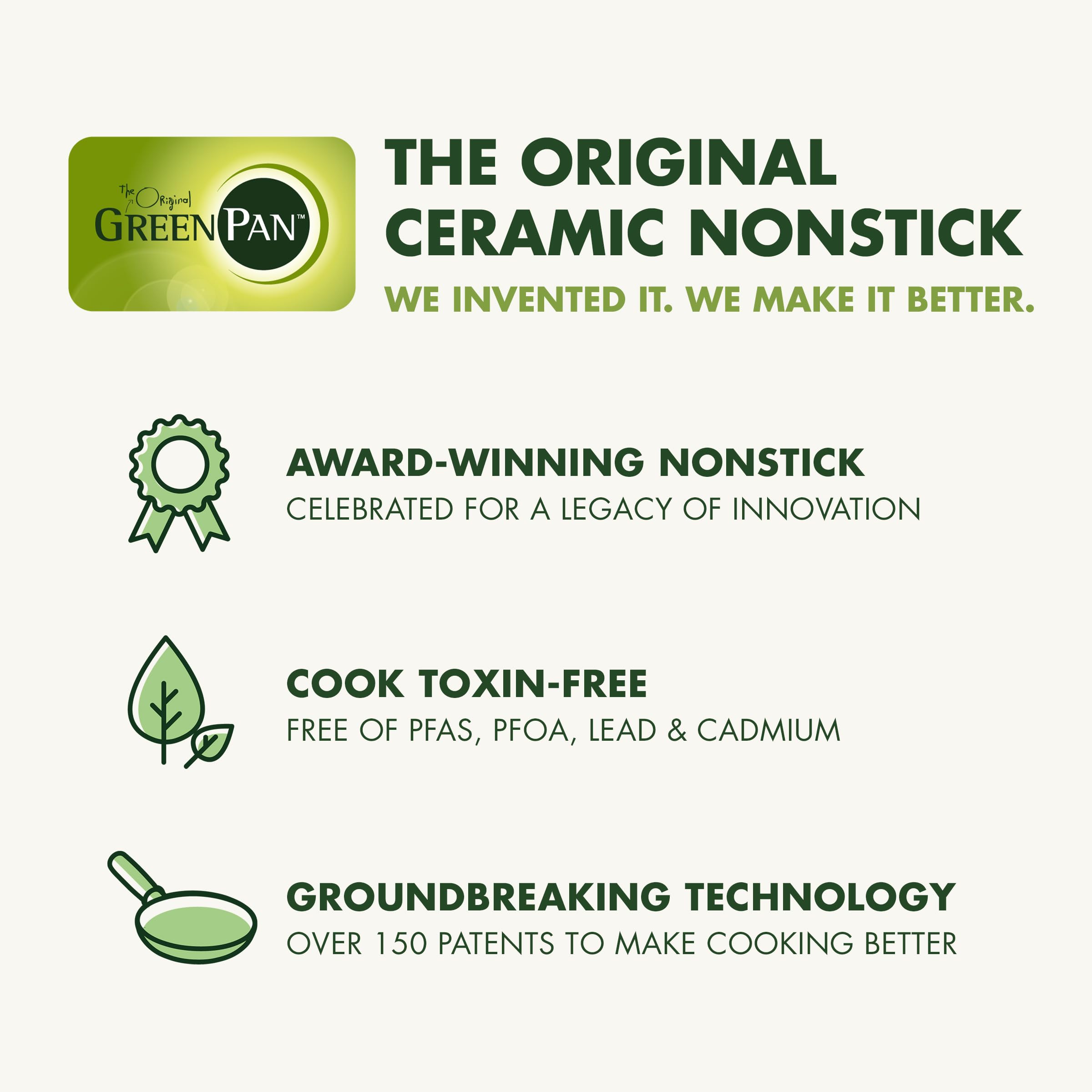 GreenPan Silicone Solid Turner Spatula, Flipping Cooking Kitchen Utensil, Flexible Rubber Nonstick Cookware, Rigid Steel Core, Heat-Resistant, Anti-Slip Handle, BPA-Free, Dishwasher Safe, Taupe