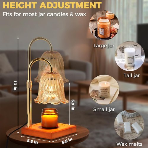 GODONLIF Candle Warmer Lamp - Dimmable with Timer | Perfect Birthday & Housewarming Gift for Women
