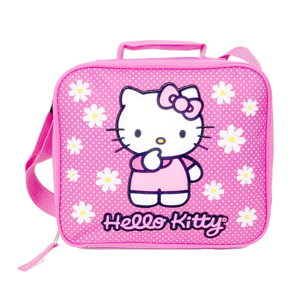 Hello Kitty Polka Dot Floral Lunch Bag #C6CO18