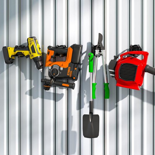 E-Blackpro Strong Magnetic Hooks - Heavy Duty 20lb Hold for Garage Utility Storage | 4 Pack for Tools & Ladders