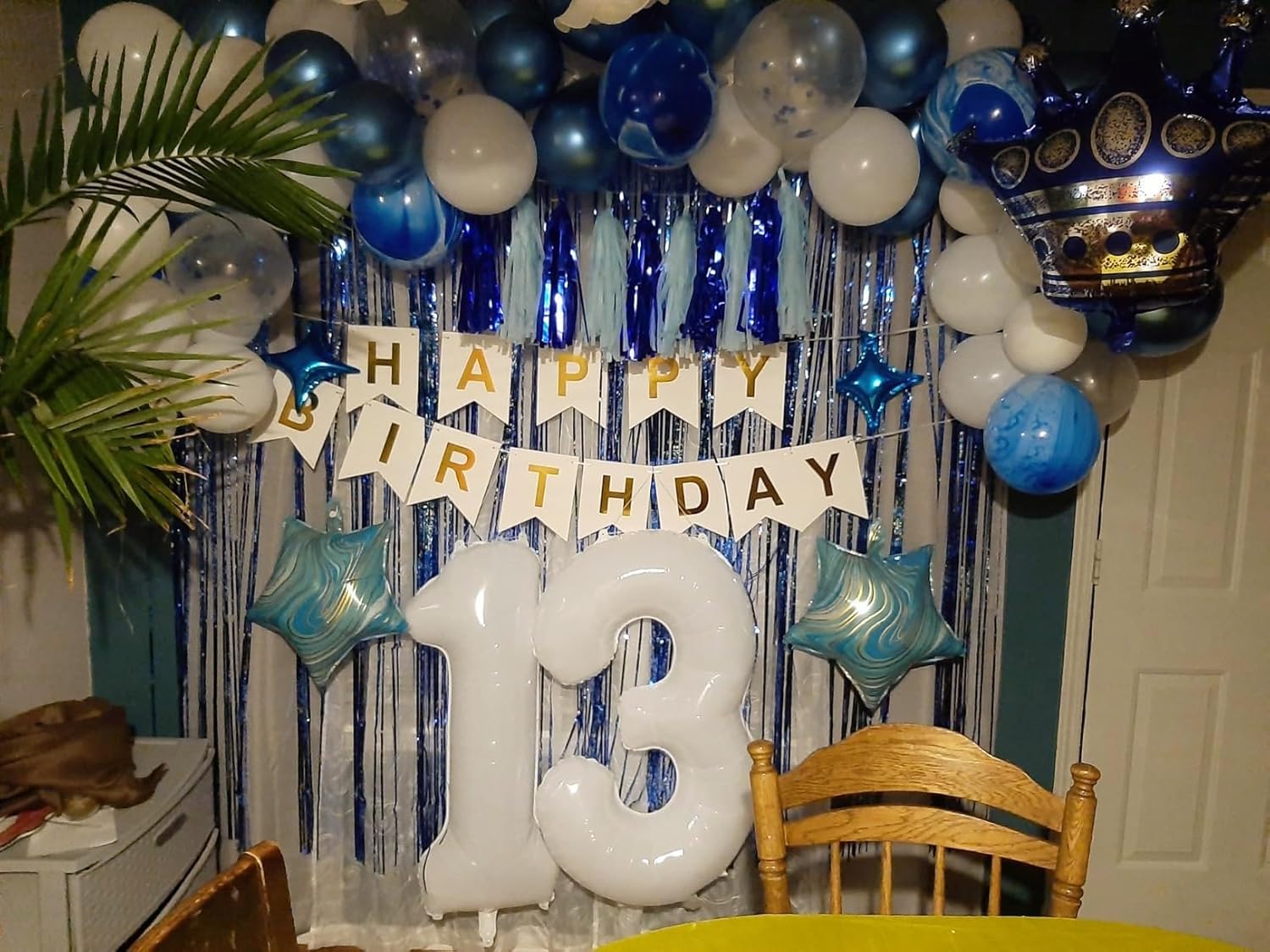 Number 7 Balloon by [Brand Name] - 40 Inch White Birthday Decoration for 7th, 17th, 27th & 70th Celebrations