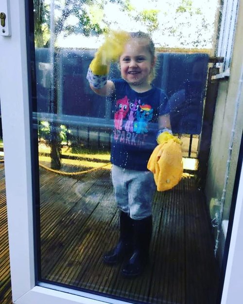 GUBBERLOVES Splashes Protective Gloves for Children XS 6-9YRS