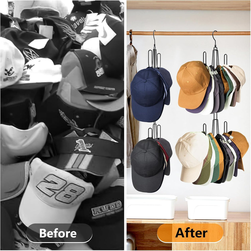 NANATI Hat Hangers - Stainless Steel Hat Organizer for Baseball Caps | 1 Pack