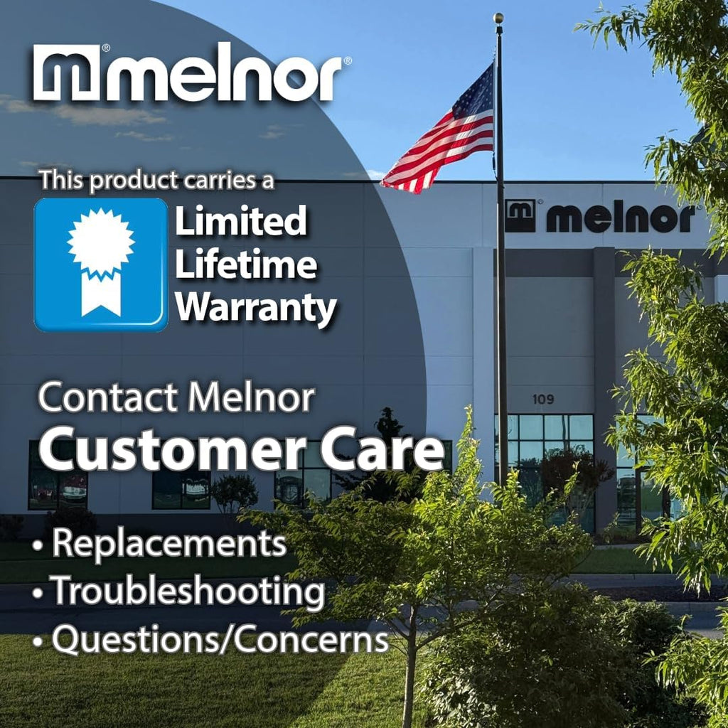 Melnor Metal Nozzle - Multi-Pattern Heavyweight Design with QuickConnect Adapter | Durable & Versatile