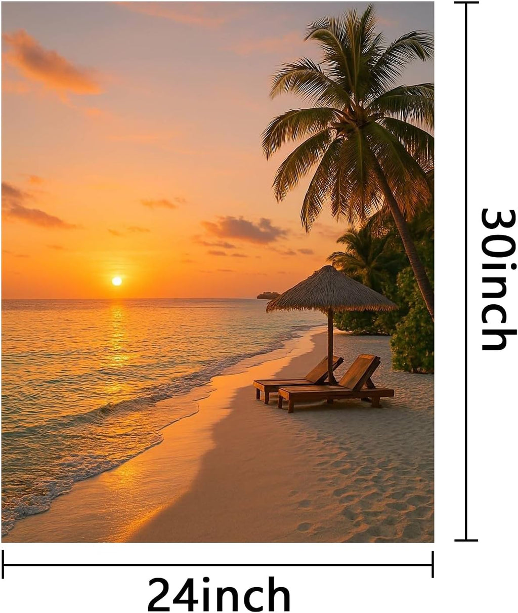 ZXDZSM Custom Canvas Poster - Personalized Photo Wall Art | Unframed 24" x 30" Size