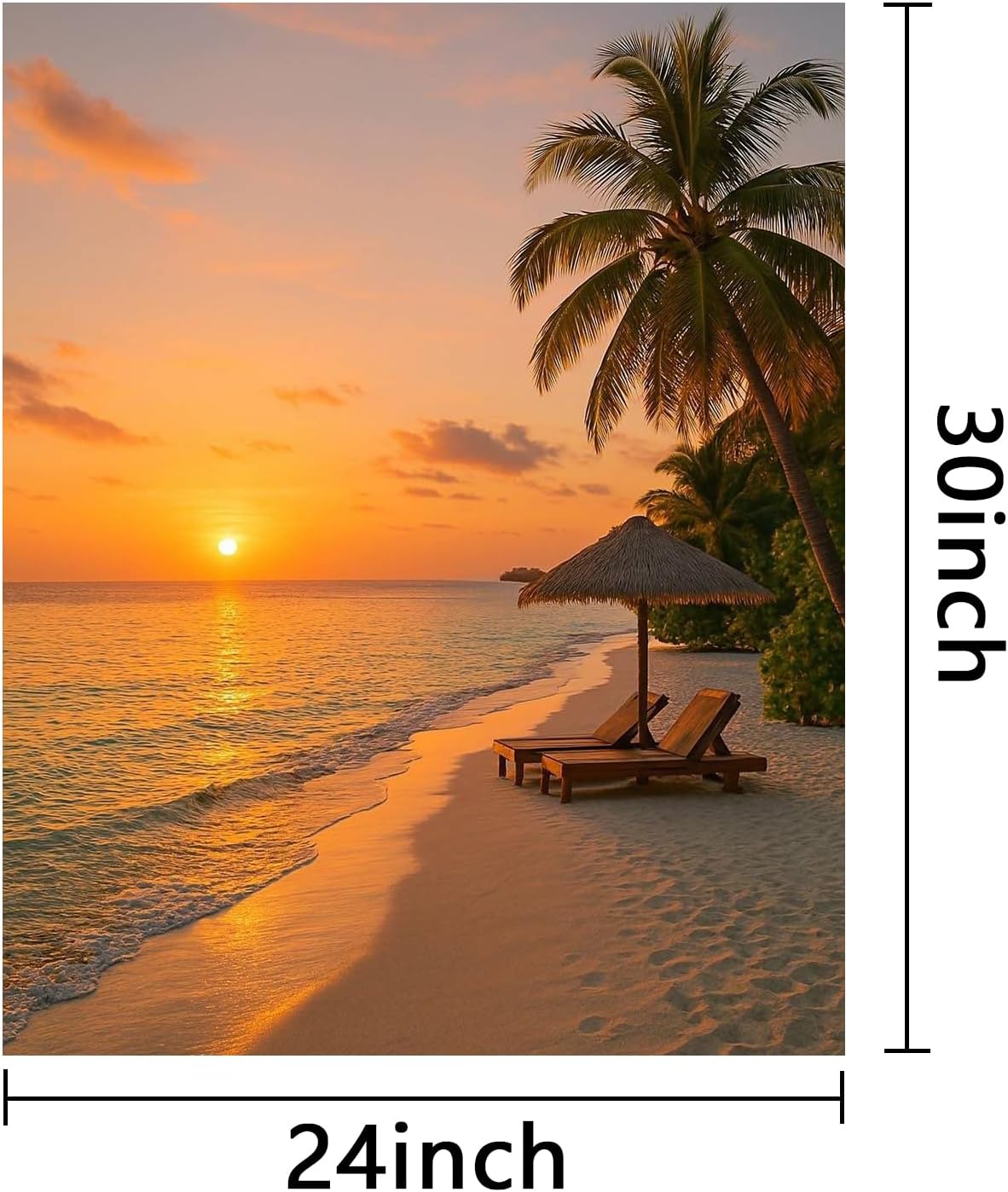 ZXDZSM Custom Canvas Poster - Personalized Photo Wall Art | Unframed 24" x 30" Size