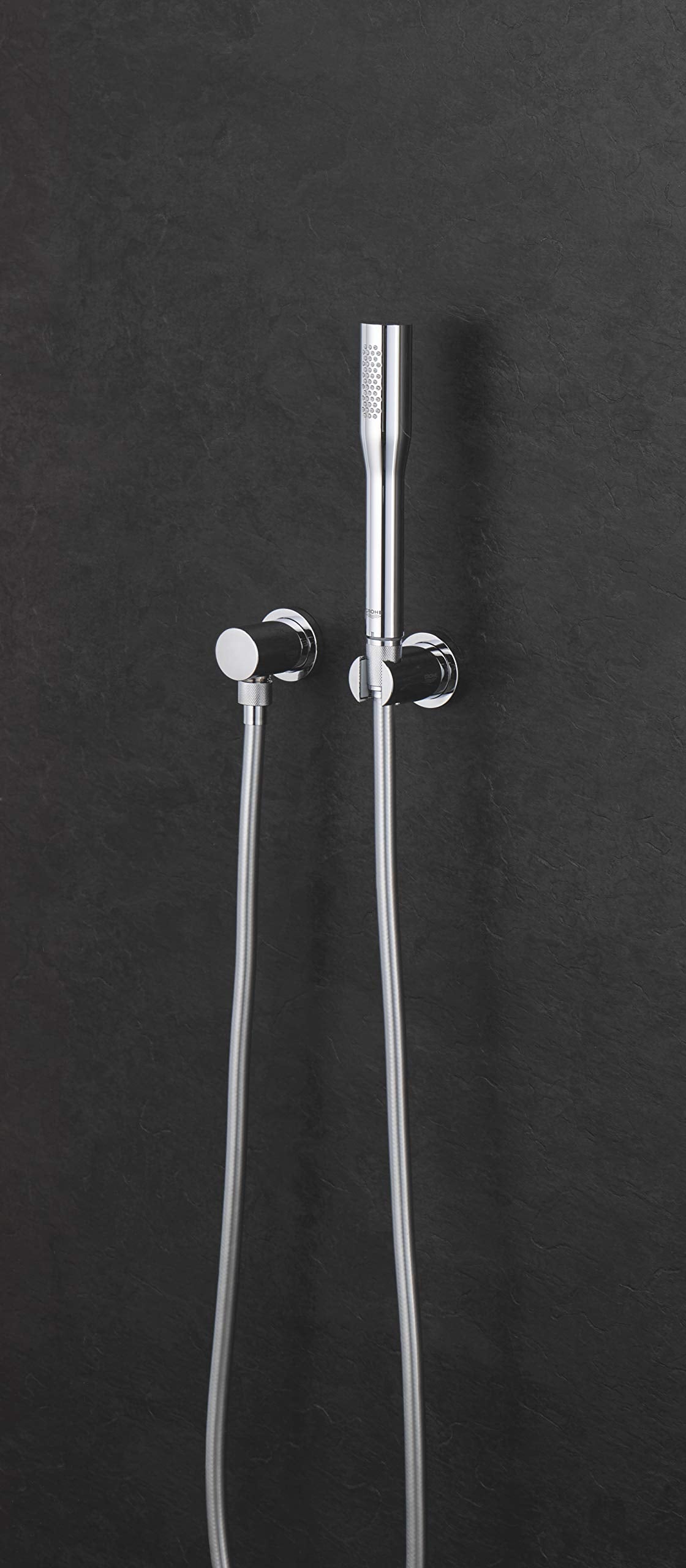 Grohe Rainshower Wall Mount Hand Shower Holder, Starlight Chrome